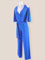 Blue ballroom jumpsuit for dance