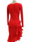 Stella latin dance dress-red