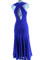 Aya blue ballroom practice dance gown