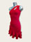 Portia-Red latin short dance dress