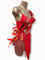 Arum Lily original latin red dance dress size S/M