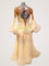 Cameila pastel yellow ballroom dance dress size S/M/L