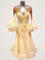 Cameila pastel yellow ballroom dance dress size S/M/L