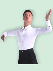 Pietro chemise de danse latine/standard