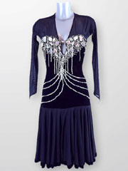 Calista robe de danse latine, taille 38/40 M/L en stock