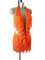 Brona-robe de danse latine orange