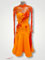 Yarina orange/red ballroom dance dress size S/M in stock