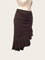 RJ020-elegant latin tango dance skirt with pleated design 