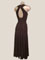 Aya ballroom practice dance gown-Black