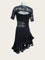 Salamanca - Robe de danse latine en dentelle sexy avec manches