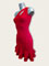 Portia -Robe de danse latine rouge sexy