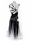 Le cygne noir- robe de danse standard T34/36/38 en stock