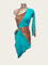 Gabriela latin turquoise/lopard design original taille S/M en stock