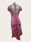 Tricia printed pink/fuchsia flower tango dress size S/M/L