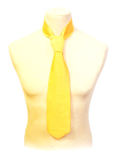 Men's tie-yellow