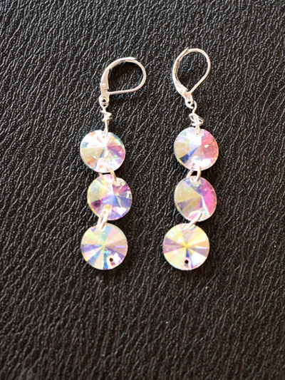 Vanity collection-design I Ballroom stones earrings