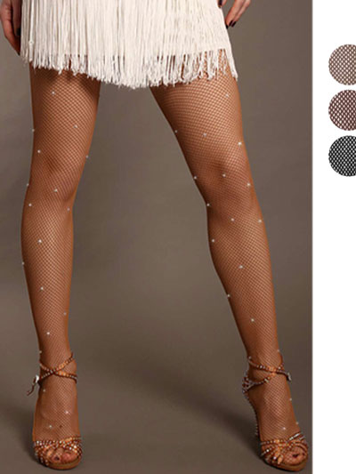 Collants Femme avec Cristaux Collants Résille Strass -  France