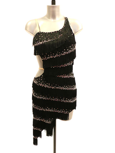 Kate robe danse latine  franges