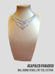 AC0527 Crystal white necklace