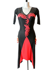 Tina latin competition dance dress