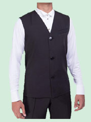 Adriano, gilet long taille S/M