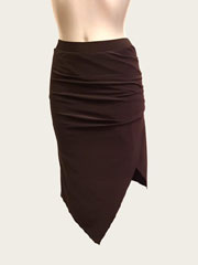 RJ021-Asymmetric tango latin dance skirt