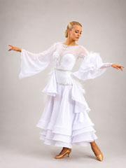 Ang�lique ballroom standard dance dress-size M/L