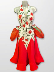 Tulip rouge/ ballroom standard dance dress-size S/M