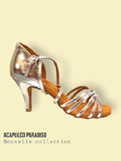 216 Silver BD DANCE 2.0 lady's latin dance shoes
