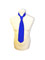 Mens' tie-blue